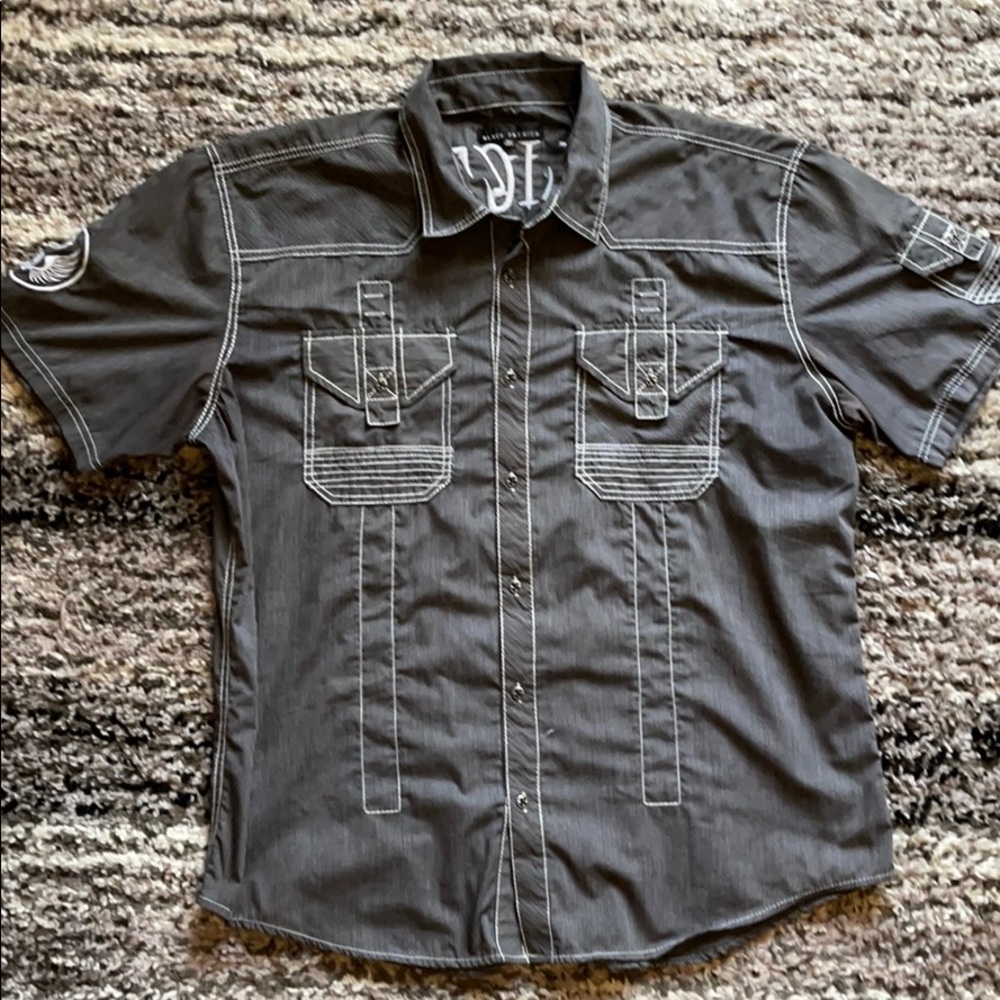 Affliction black premium shirt 3XL